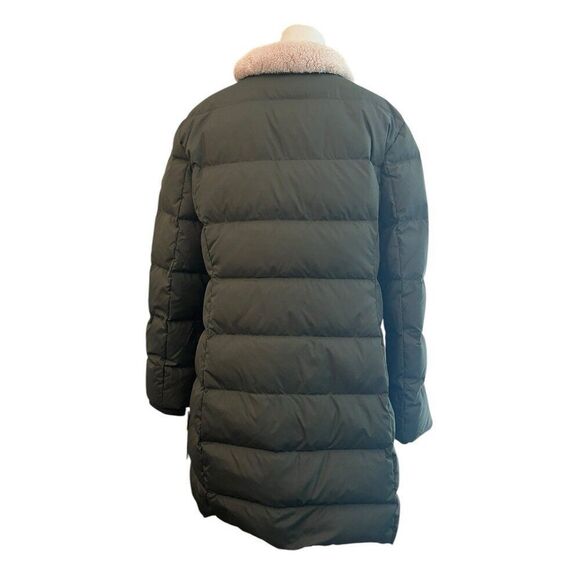 Lauren Ralph Lauren XL Green Puffer Jacket Long Coat Goose Down New with FLAW - Picture 4 of 11